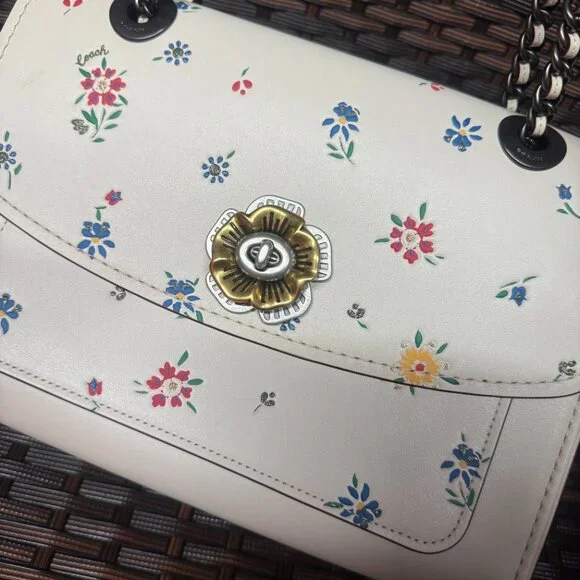 COACH 886 new ladies Parker series chain bag crossbody Crossbody Bags - Picture 4 of 8